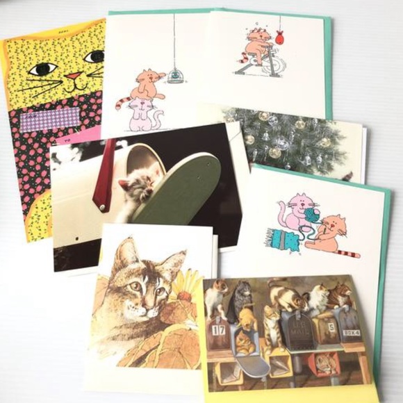 Kitties Galore, Unused Greeting Cards Cat Theme